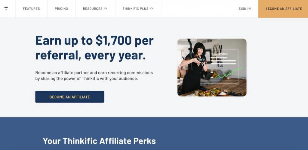 Best Affiliate Programs - thinkific