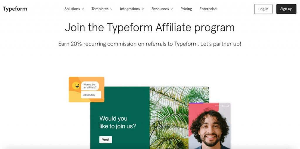 Best Affiliate Programs - typeform