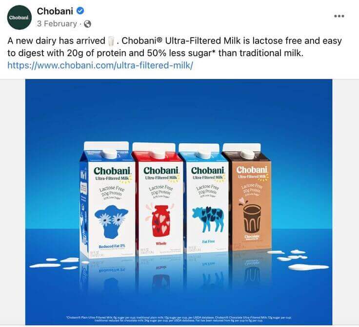 Brand voice - chobani post