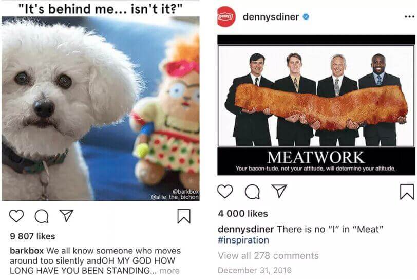How to get more comments on Instagram - Instagram meme examples