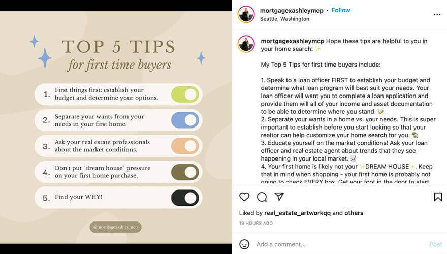 Real Estate Social Media Posts - mortgagexashleymcp ig post