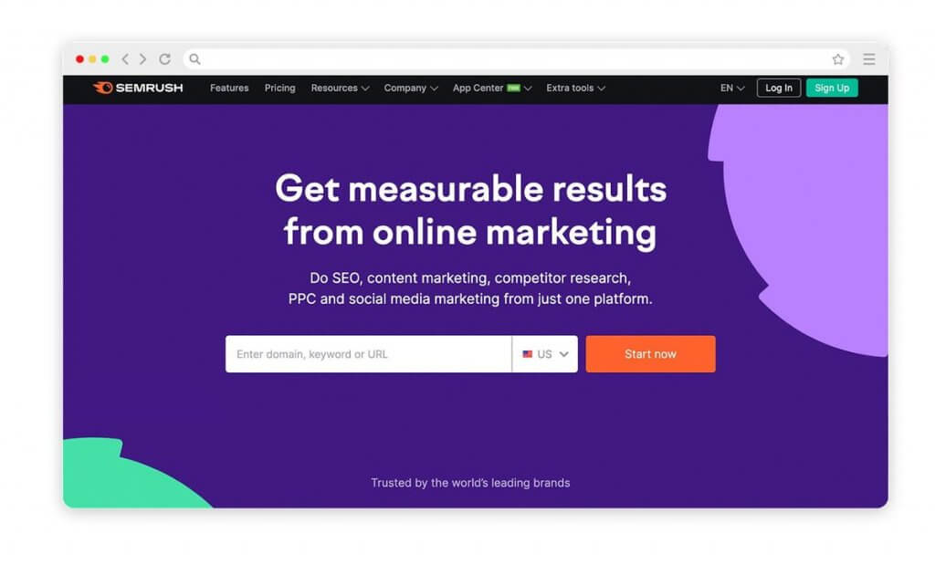 Affiliate Marketing Tools - semrush tool