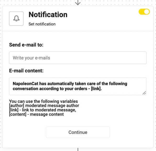 Email notifications in Auto-moderation