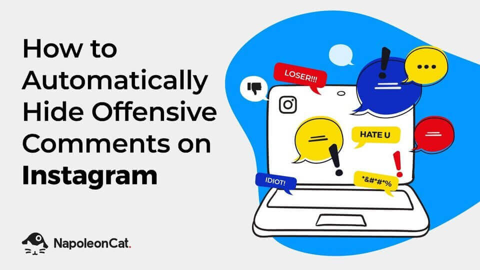 how to automatically hide offensive comments on Instagram video tutorial