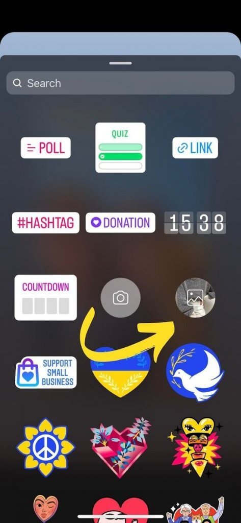 instagram hacks - photo background hack