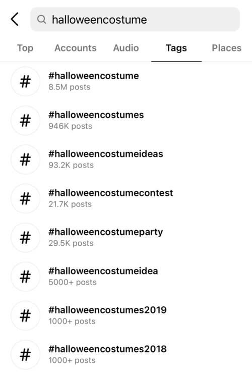 Best halloween hashtags - hashtag browser