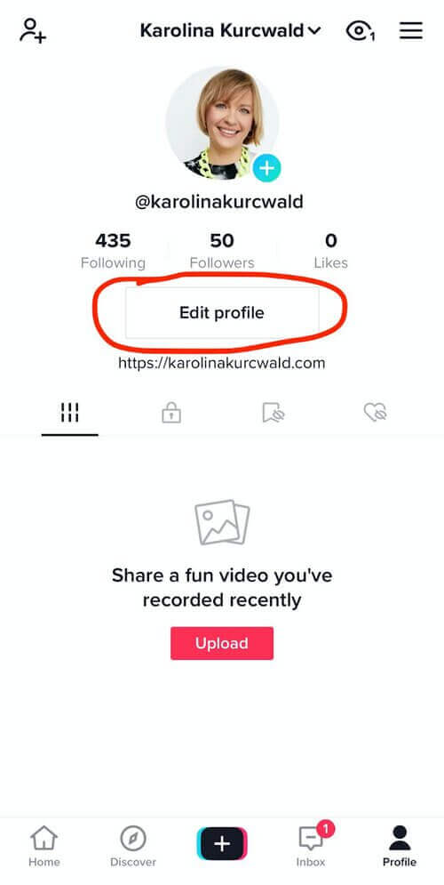 TikTok Affiliate Marketing - tiktok edit profile