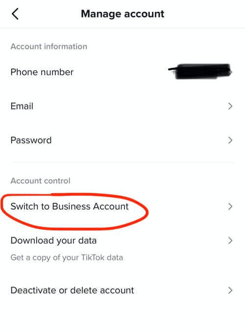 TikTok Affiliate Marketing - tiktok switch to business account