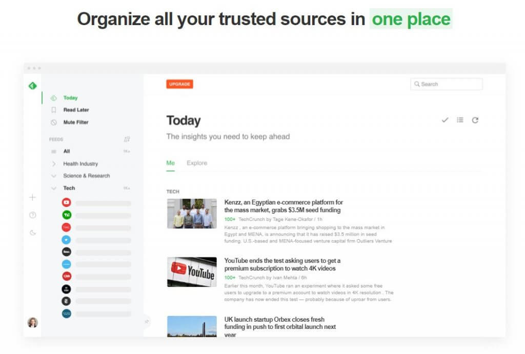 What Is Curated Content - feedly tool