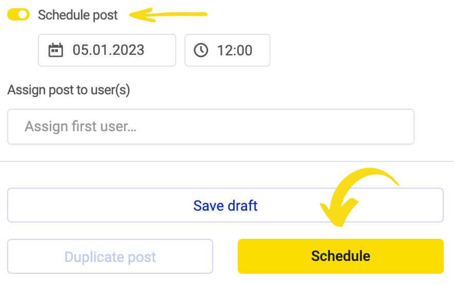 Schedule Instagram Posts - scheduling posts on instagram