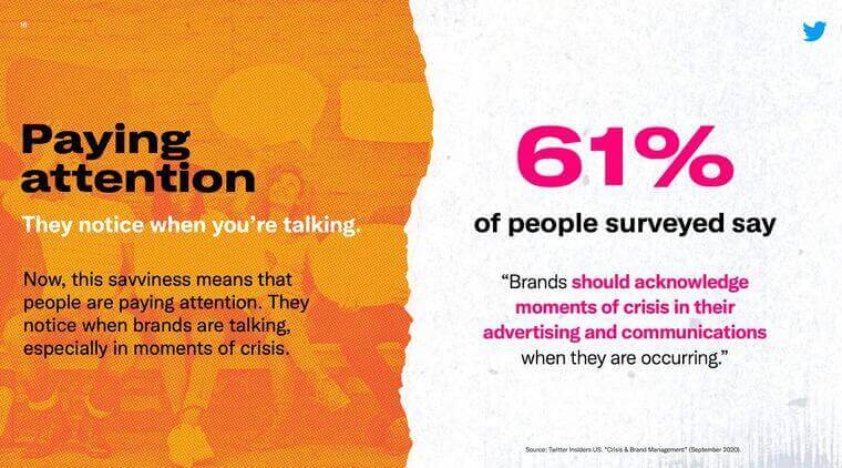 Social Media Trends - What Twitter users think about brand communication in a crisis