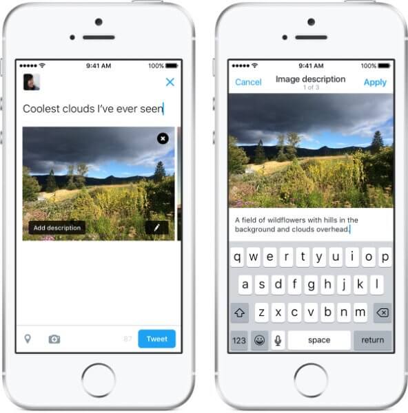 Twitter New Features and Updates - adding image description