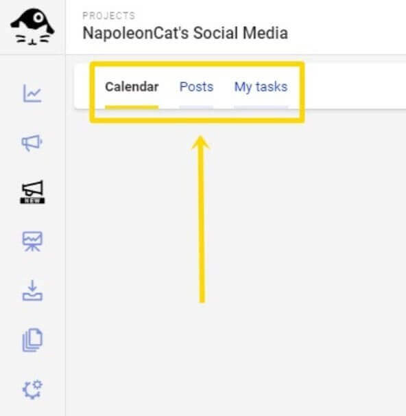 schedule facebook posts - napoleoncats social media