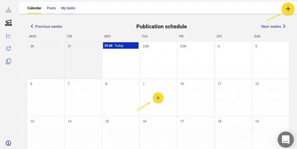 schedule facebook posts - publication schedule 2