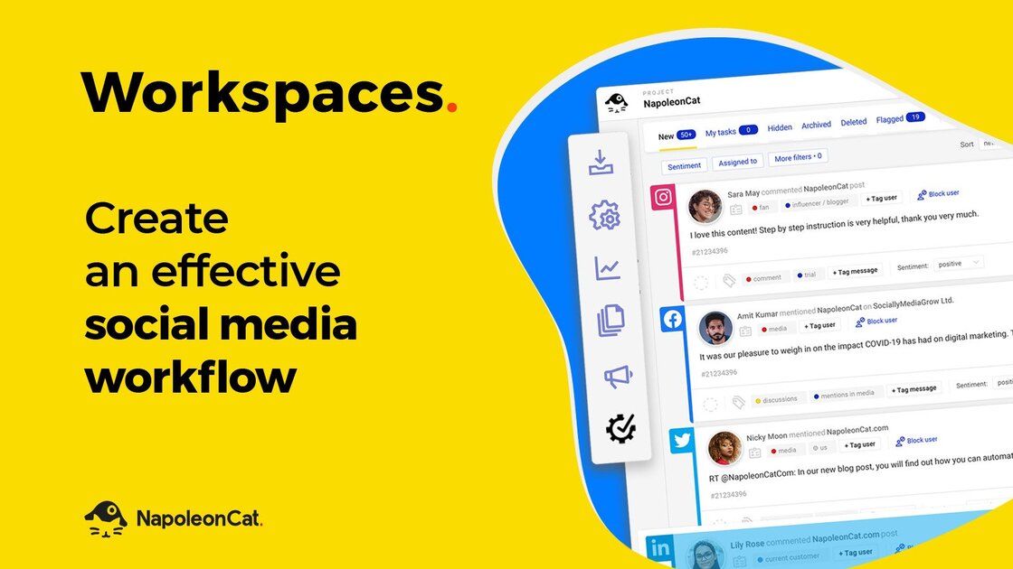 How to create an efficient social media workflow with NapoleonCat