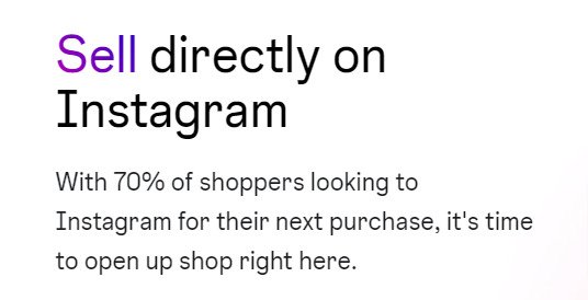 Instagram eCommerce - sell directly on instagram