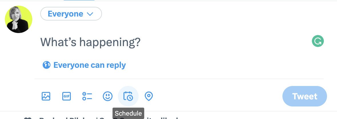 Social Media Publishing - scheduling tweets