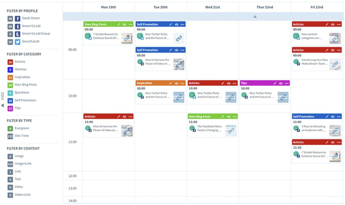 Social Media Scheduling Tools - SmarterQueue