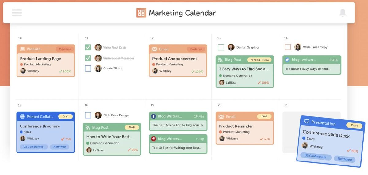 Social Media Scheduling Tools - coschedule