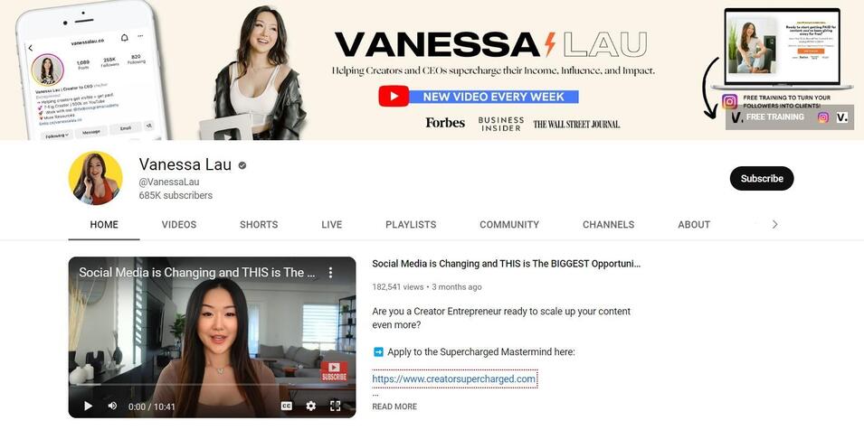 social media experts - vanessa lau