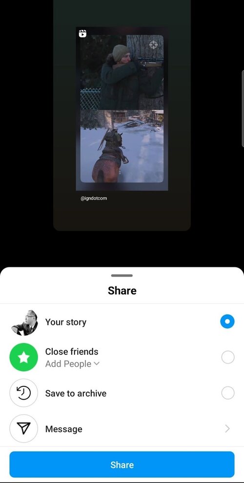 How to Repost Posts On Instagram - reposting on story