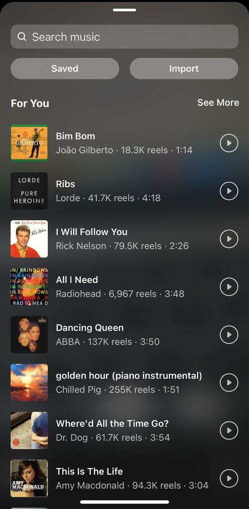 How To Find Trending Audio On Instagram Search Music 