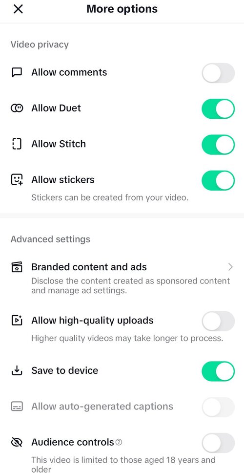 How to Stitch on TikTok - more options