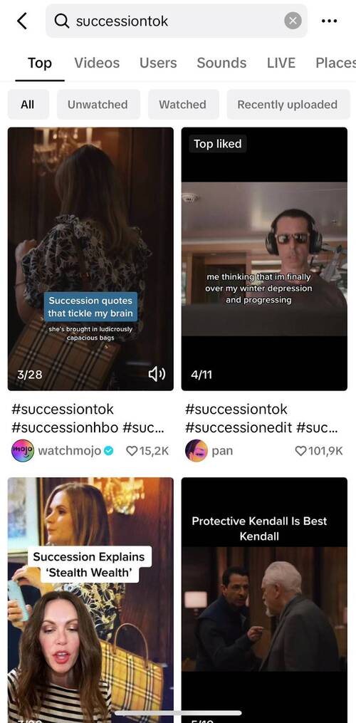 TikTok Hashtags - successiontok