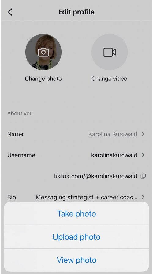 How to change TikTok profile picture [2023] 