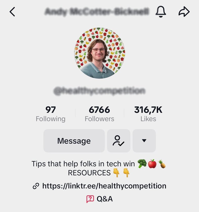 tiktok profile picture size - healthy competition