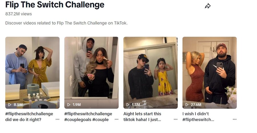 How To Go Viral On TikTok - flip the switch challange