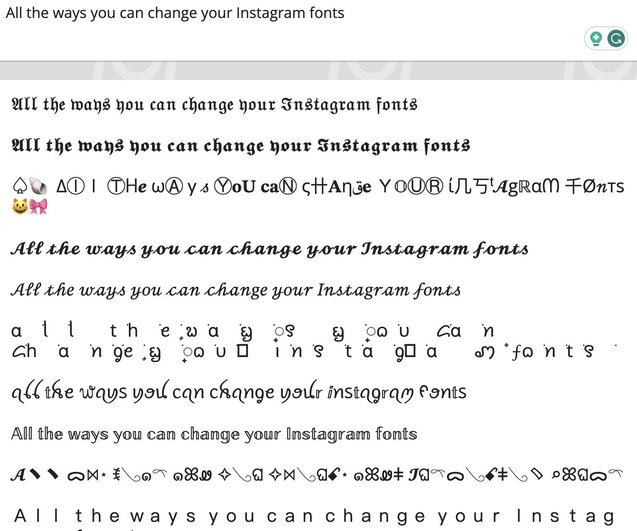 how to change font on instagram - different fonts