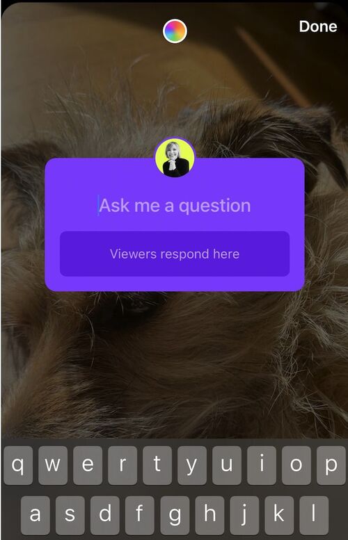 instagram story hacks - ask a question