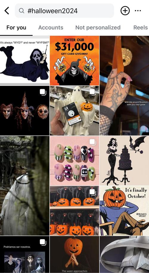 best halloween hashtags - most popular Halloween posts