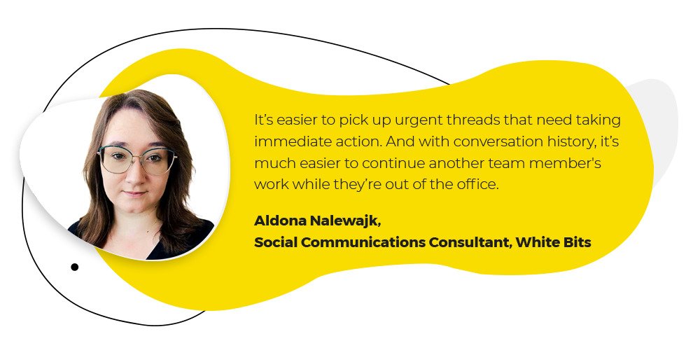 white bits case study - aldona quote