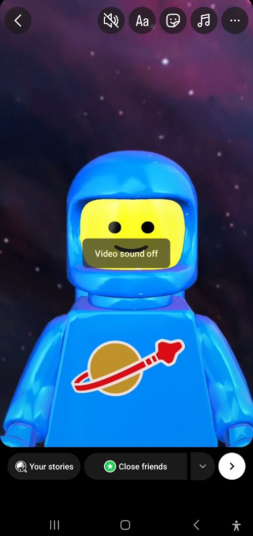 Turn Off Sound On Instagram Stories - lego 