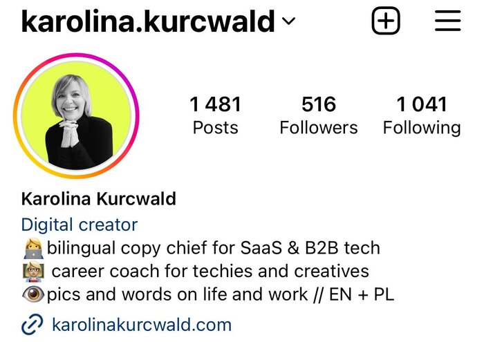 Instagram Username Ideas - karolina kurcwald