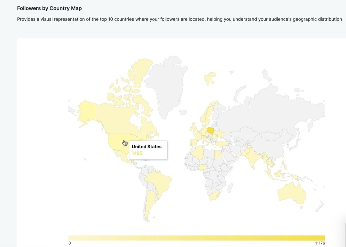 What does reach mean on facebook - followers map worldwide