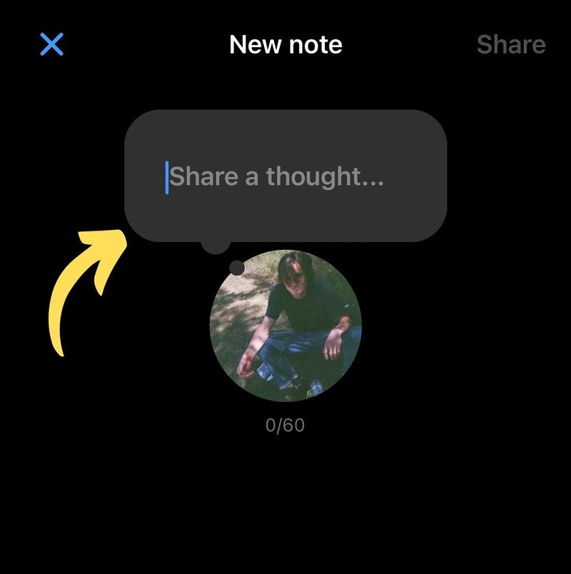 Facebook Messenger Notes - how to create a note