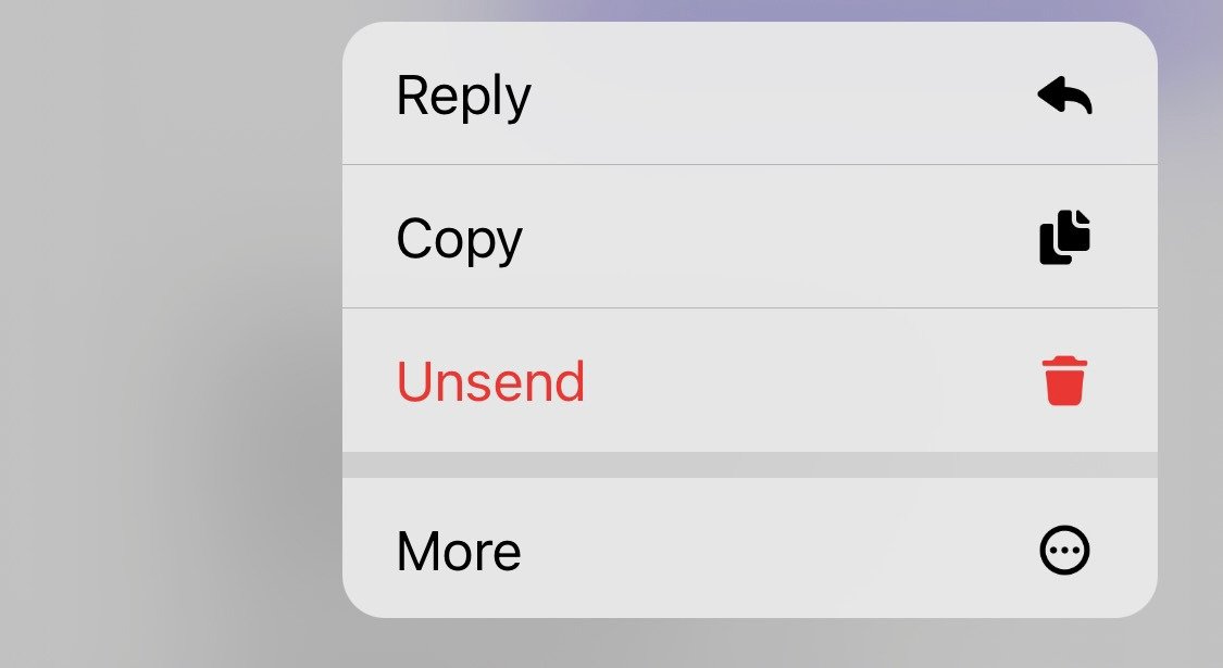 How to See Unsent Messages on iPhone - message options