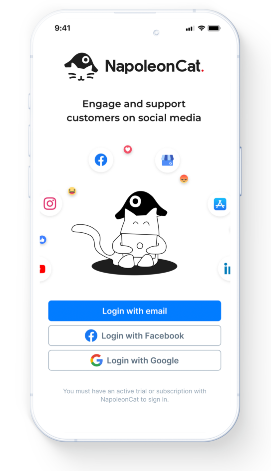 NapoleonCat mobile application