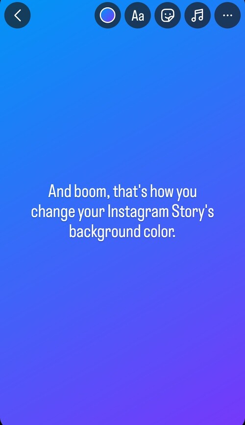 Instagram Story Background - how to change background 2