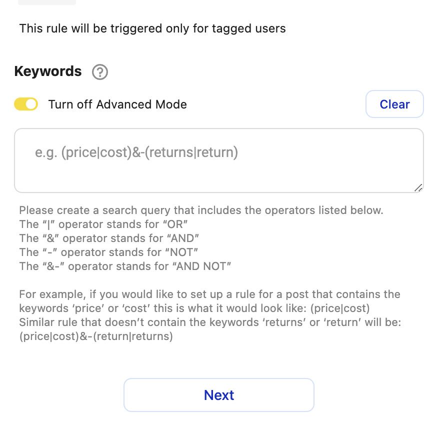 How to Stop Spam Comments on Instagram - advanced mode in Auto-moderation