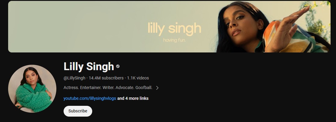 YouTube Influencers - Lily Singh