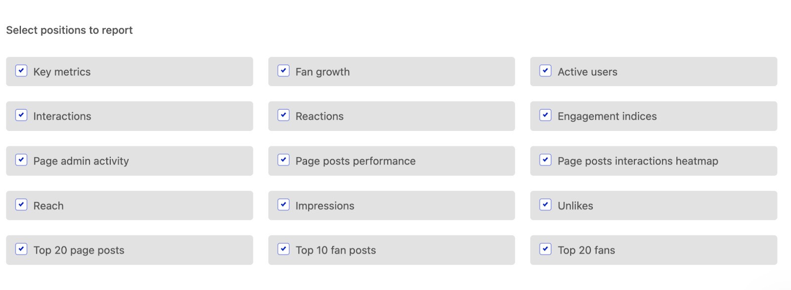 How to Present Social Media Data to Clients - selecting metrics to include in a report