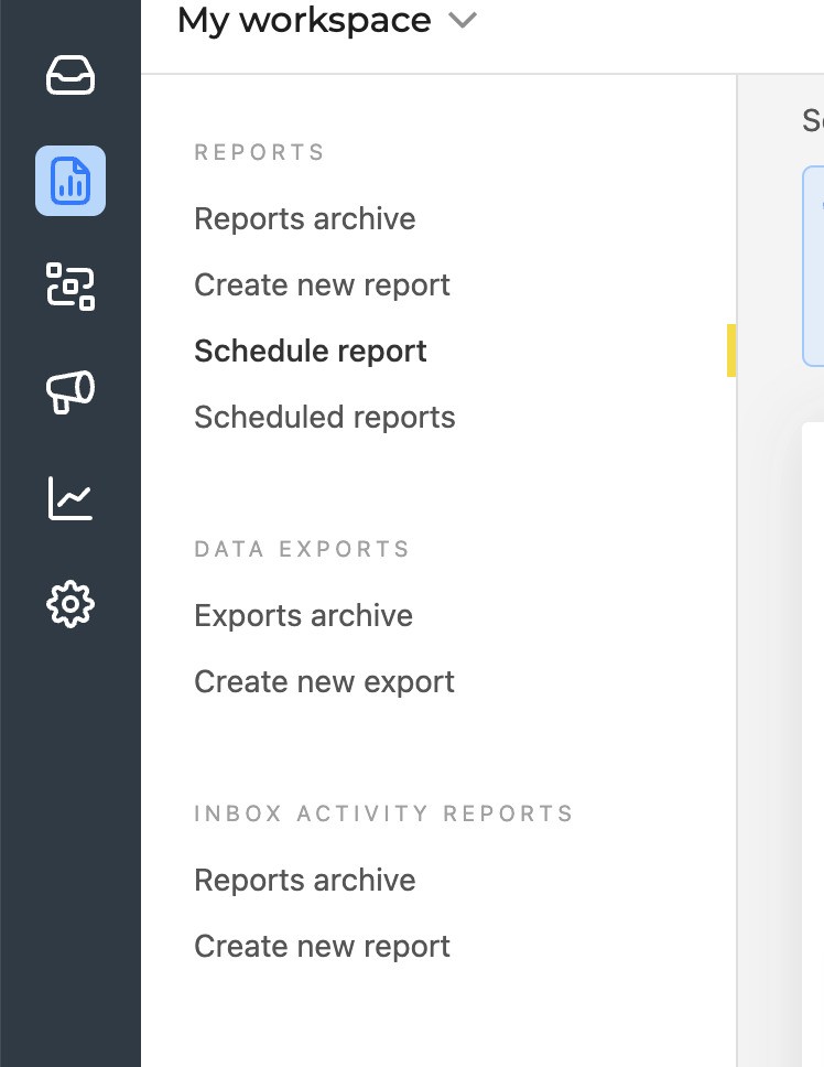 facebook competitor analysis - reports tab in NapoleonCat