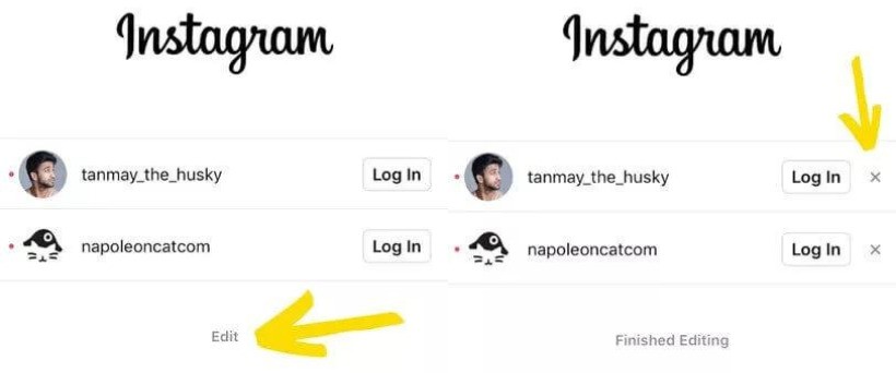 How to remove an Instagram account when you manage multiple IG accounts