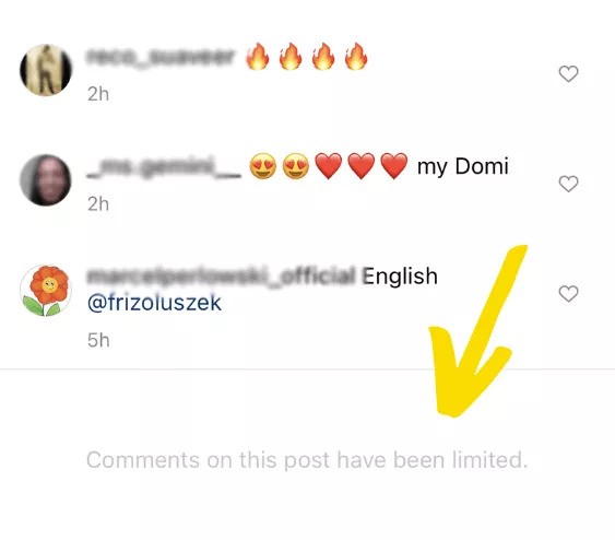 Jak Ukryć Komentarze na Instagramie - ograniczona liczba komentarzy pod postem