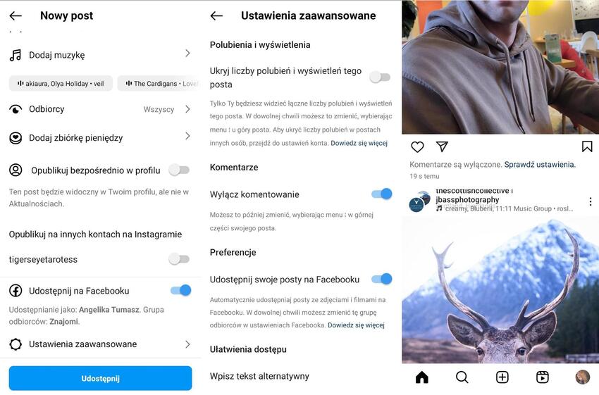 Jak Wyłączyć Komentarze na Instagramie - wyłączanie komentarzy podczas publikacji