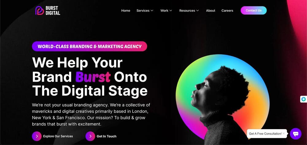 Social Media Agencies UK - Burst Digital agency